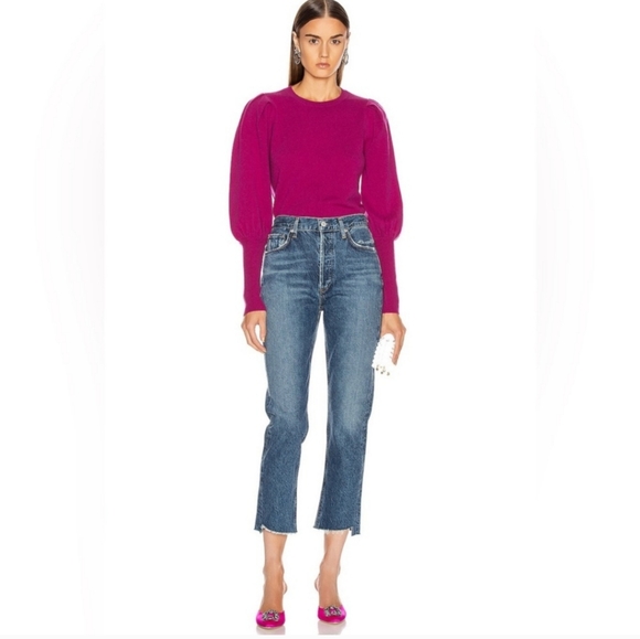 AGOLDE Riley High Rise Cropped Jeans - Picture 16 of 16